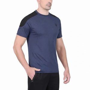 NWT Spyder Men's Active short Sleeve Tee T-Shirt ProWeb in BLUE
